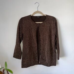 VINTAGE gold cardigan